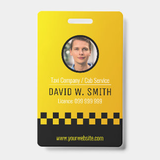 Taxifahrer / Taxidienst Ausweis