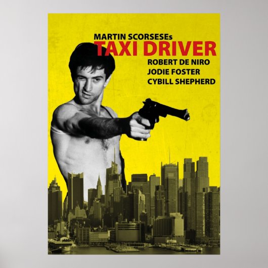 Taxifahrer Travis Bickle Poster (Vorne)