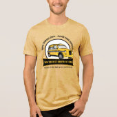 Taxifahrer Tri-Blend Shirt (Vorderseite)
