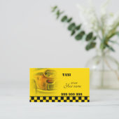 Taxifahrer Visitenkarte (Stehend Vorderseite)