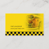 Taxifahrer Visitenkarte (Rückseite)