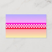 Taxifahrkarte Visitenkarte (Rückseite)