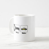 Taxifahrt essen kaffeetasse (Vorderseite Links)