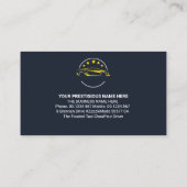 Taxifahrt Visitenkarte (Rückseite)