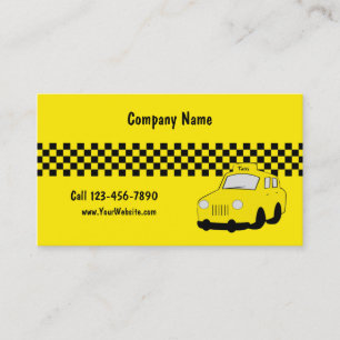 Taxifirmen Visitenkarten Visitenkarte