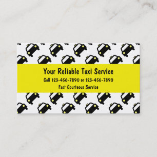 Taxigeschäft Visitenkarten Visitenkarte