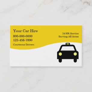 Taxigeschäftskarten Visitenkarte