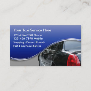 Taxigeschäftskarten Visitenkarte