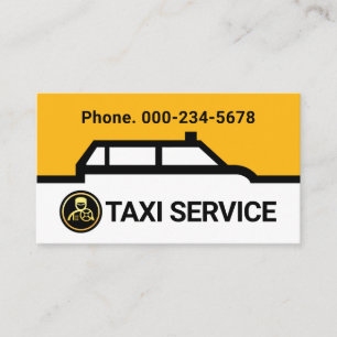 Taxis Grenzroute Linie Visitenkarte