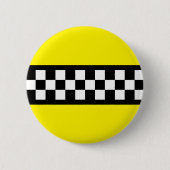 Taxis Karo Streifenmuster Button (Vorderseite)