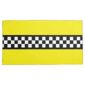 Taxis Karo Streifenmuster Kissenbezug (Vorderseite-Rechts)