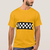Taxis Karo Streifenmuster T-Shirt (Vorderseite)