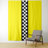 Taxis Karo Streifenmuster Wandteppich (Beispiel)