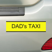 Taxis von Papa Autoaufkleber (Auf Auto)