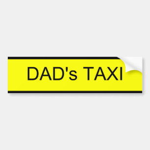 Taxis von Papa Autoaufkleber