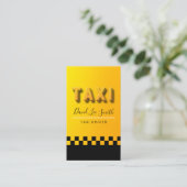 Taxista / Servicio Cab Visitenkarte (Stehend Vorderseite)