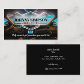 Taxistandkarten Visitenkarte (Vorne/Hinten)