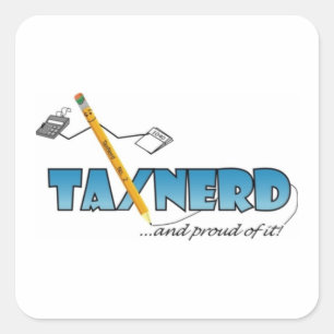 TaxNerd Swag-Aufkleber - für alles Quadratischer Aufkleber