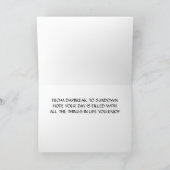 TAYBREAK ZU SUNDOWN BIRTHTAGE KARTE (Innenseite)