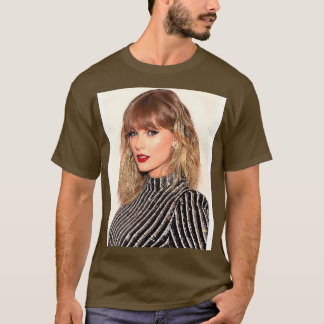 TayIor Swjft Porträt Kunst T-Shirt