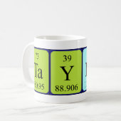 Taylah Periodenname Tasse (Vorderseite Links)
