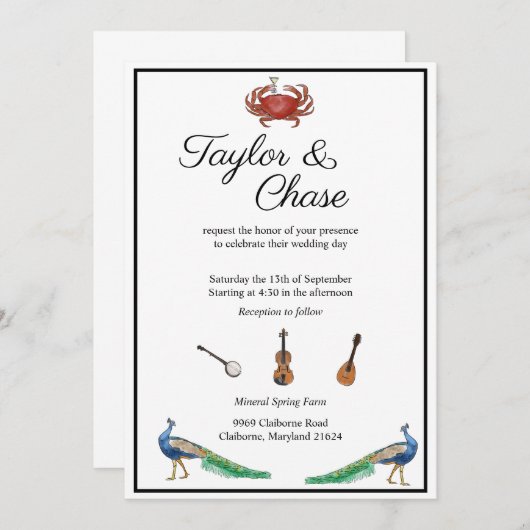 Taylor 2 einladung (Vorne/Hinten)