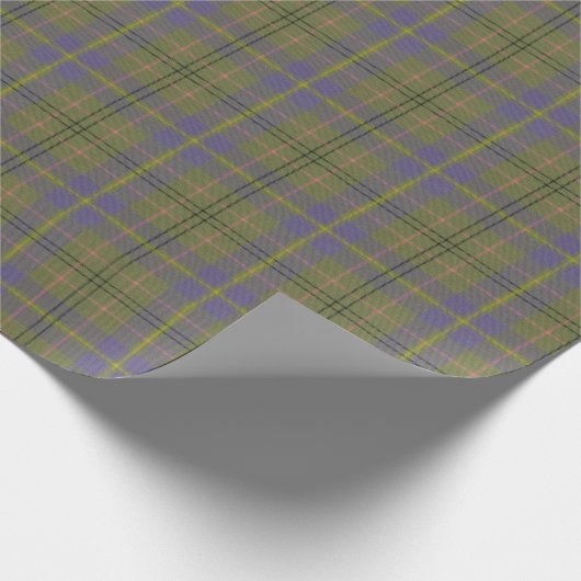Taylor Ancient Original Scottish Tartan Geschenkpapier (Ecke)