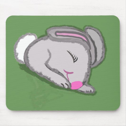 Taylor Bunnie Naps Mousepad (Vorne)