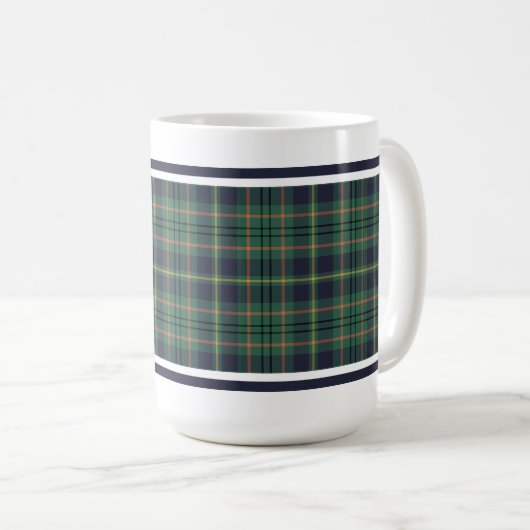 Taylor Clan Tartan Kaffeetasse (VorderseiteRechts)