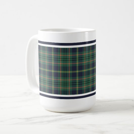 Taylor Clan Tartan Kaffeetasse (Vorderseite Links)