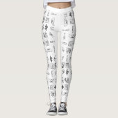 Taylor Eras Line Zeichnend Leggings (Vorderseite)