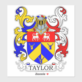 Taylor Familienwappen Aufkleber
