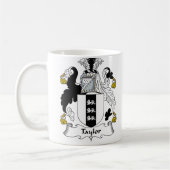 Taylor-Familienwappen Kaffeetasse (Links)