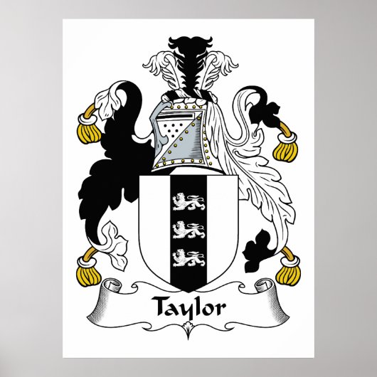 Taylor Familienwappen Poster (Vorne)