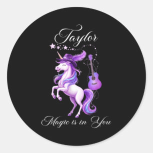 Taylor Geschenk - Taylor Shirt Runder Aufkleber