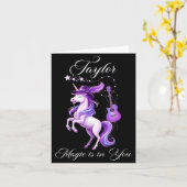 Taylor Gift - Taylor Shirt Karte (Gelbe Blume)