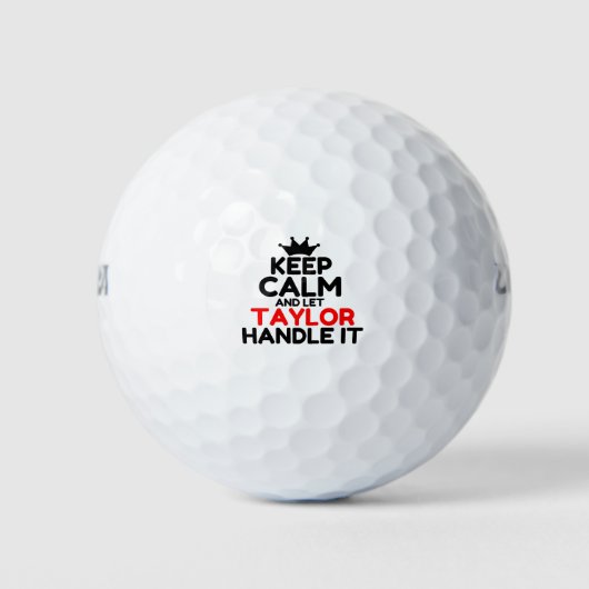 TAYLOR GOLFBALL (Vorderseite)