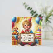 ~ TAYLOR ~ Happy Birthday ~ Clown Costume ~ (Stehend Vorderseite)