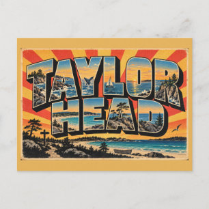 Taylor Head NS Atlantischer Weißsandstrand Kunst Postkarte