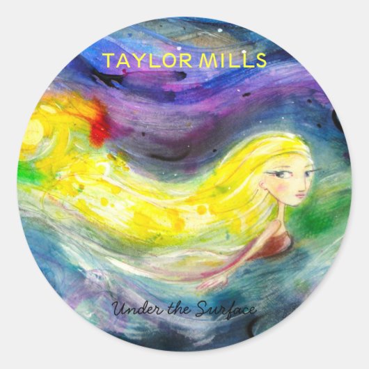 Taylor Mills "Under the Surface" Aufkleber (Vorderseite)