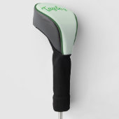 Taylor Name In Grün, Golf Headcover (angewinkelt)