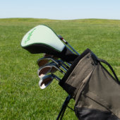 Taylor Name In Grün, Golf Headcover (In SItu)