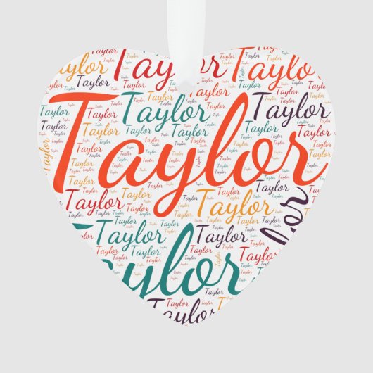 Taylor Ornament (Vorderseite)
