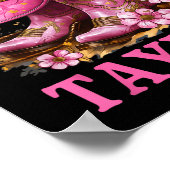 Taylor Outfit Cowgirl Boots Youth Women Teen Girls Poster (Ecke)