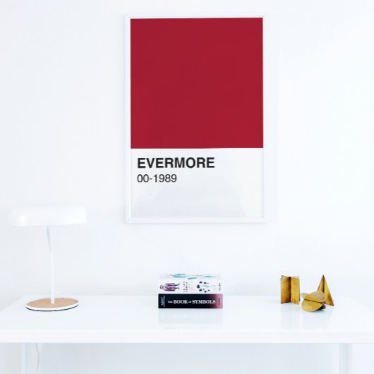 Taylor Red Evermore 1989 Alben - Vollständige Brei Poster