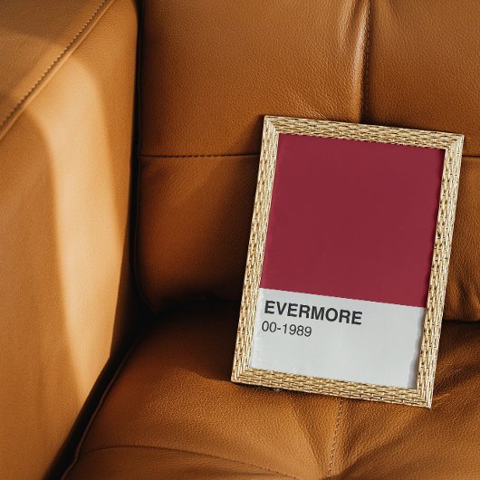 Taylor Red Evermore 1989 Alben - Vollständige Brei Poster