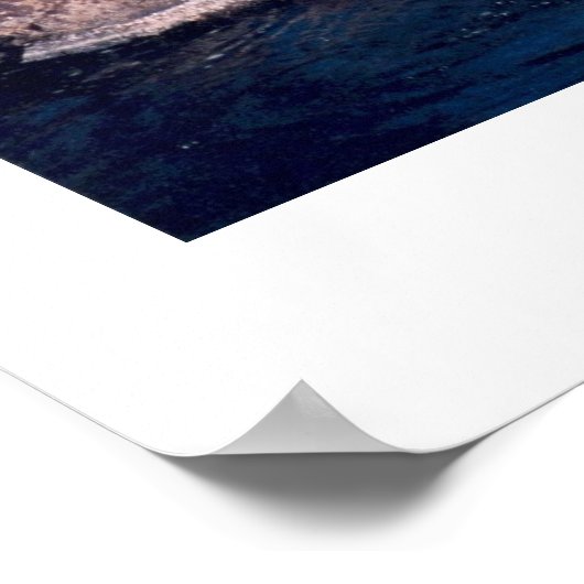 Taylor River Rocks Poster (Ecke)