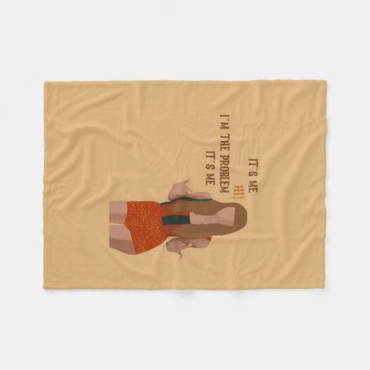 Taylor S - Das Problem Fleecedecke (Vorderseite (Horizontal))