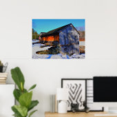 Taylor Saw Mill-Winter Poster (Heimbüro)