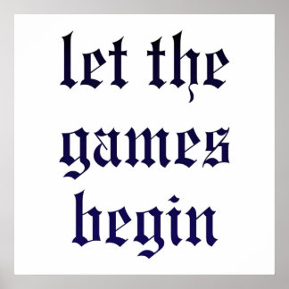 Taylor Swift Ließ Die Spiele beginnen Poster